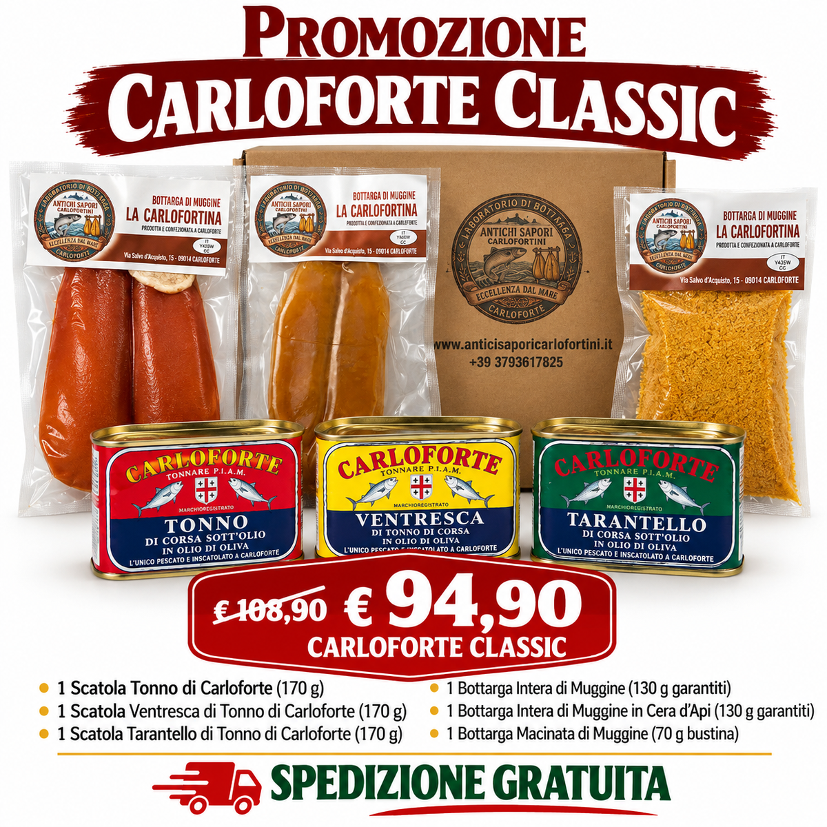Carloforte Classic — Thon de Carloforte et Poutargue La Carlofortina