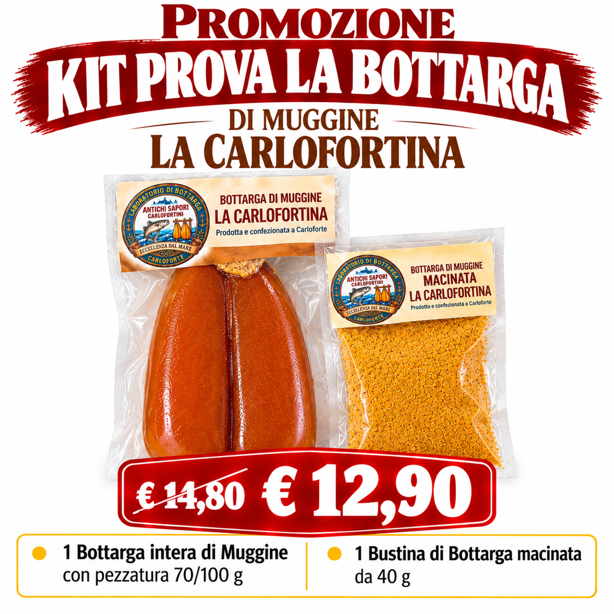 Kit découverte poutargue