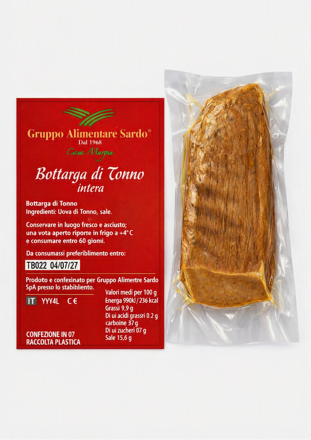 Bottarga di Tonno Intera – Gruppo Alimentare Sardo®